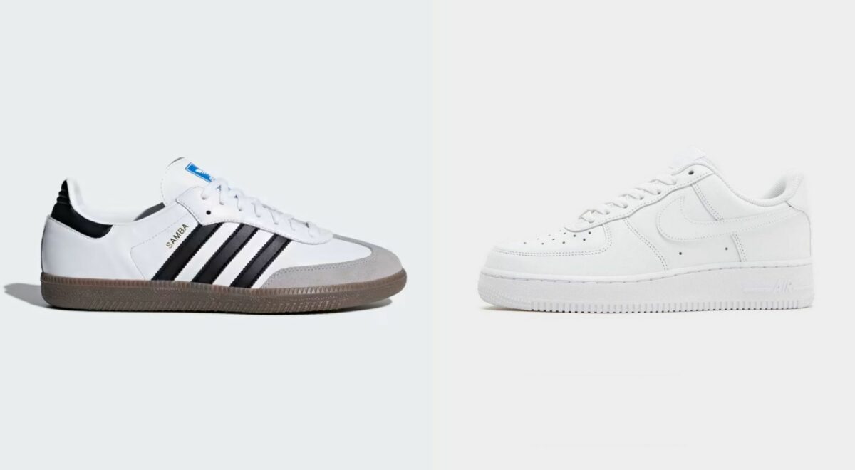 A Classic Clash: Adidas Samba OG vs. Nike Air Force 1 👟
